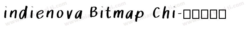 indienova Bitmap Chi字体转换